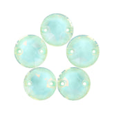 Light Azore AM XIRIUS Round Shape High Quality Glass Sew-on Rhinestones WholesaleRhinestone